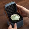 Juego de Té de Viaje Juego Yuanshan Una Tetera Tres Tazas Cerámica Taza Rápida Viaje al Aire Libre Camping Estilo Regalo de Negocios Se Puede Logotipar
