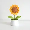 Dia do Professor Planta em Vaso Flor Artificial Tecida Enfeites Prontos Decoração Casa Amigos Melhor Amigo Presentes Presente Flores em Vaso