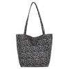 Bolso Tote de Moda de Gran Capacidad Estilo Occidental Cebra 2024 Invierno Nuevo Diseño Nicho Ins Bolso de Hombro Axilar