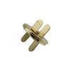 Broche Magnético de 18 mm Ultrafino con Patrón para Bolso, Hebilla Magnética Fuerte de Doble Pata, Botón Magnético Fuerte, Hebilla de Hierro, Hebilla Magnética para Accesorios de Equipaje
