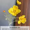Cenário de Arranjo de Flores Artificiais Amarelas Rosas Falsas Arranjo de Flores Estilo Floresta de Casamento Flores Adereços Decorativos