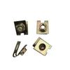 Parafuso de Placa de Carro Fivela de Base de Ferro Universal Autoatarraxante Clipe de Gaxeta de Fixação de Placa Dianteira e Traseira 6mm