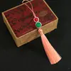 Borla de Cuenta de Calabaza de 8 cm Accesorios para Joyería Hecha a Mano DIY Accesorios de Colgante Estilo Antiguo Hanfu Venta al por Mayor