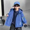 Chaqueta Gruesa para Niños para Otoño e Invierno 2026 Modelo Nuevo Chaqueta de Forro Polar para Niños para Principios de Otoño Tres en Uno