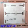 Peças Embutidas Galvanizadas, Placas de Aço Embutidas, Placas de Ferro Galvanizadas a Quente, Pilares de Quatro Furos para Fachada Cortina, Conectores de Estrutura de Aço, Soldagem de Tubos de Aço
