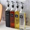 Pote de Óleo de Vidro para Cozinha Doméstica, Garrafa de Óleo, Pote de Vinagre, Pote para Despejar Óleo, Garrafa de Tempero para Molho e Vinagre, Pote Anti-gotejamento para Azeite