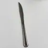 Modelo Novo 26 Anos Talheres de Aço Inoxidável Transfronteiriços com Cabo Longo, Espessados, Simples e Luxuosos, para Uso Doméstico, Faca de Bife, Garfo, Colher de Sobremesa