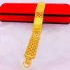 Pulsera Marca Dragón Chapada en Oro para Hombre, Amuleto de la Suerte para el Año de Nacimiento, Potente Conjunto de Reloj y Pulsera, Suministro para Comercio Electrónico, Venta al por Mayor