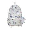 Mochila Kuromi Japonesa Simple Estudiante de Secundaria Bolsa Escolar Femenina Gran Capacidad Bolsa para Computadora Mochila con Estampado de Dibujos Animados Transfronteriza