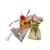 Bolsa de Regalo de Organza con Cordón Estampada en Oro 7*9, Bolsa Pequeña para Empaque de Joyería, Bolsa de Malla de Alta Gama con Cordón