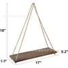 Colgador de Pared de Madera en Stock, Estante de Pared, Colgador Flotante Rústico de Madera de Paulownia, Decoración para Baño y Sala de Estar