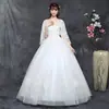 Vestido de Novia Blanco de Cintura Alta de Lujo Accesible, Sencillo Elegante, Vestido de Novia de Hada, Vestido de Novia Largo hasta el Suelo, Vestido para Foto de Estudio