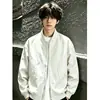 Chaqueta de vuelo de moda ins estilo coreano para hombre, cortavientos con cuello alto para primavera y otoño, prenda exterior de corte limpio, chaqueta de béisbol