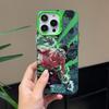 One Piece Luffy Zoro 18Pro Adecuado para Funda de Teléfono Móvil Iphone16Promax14/12/13 15 Anticaídas Protección Completa
