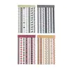 Livro de Adesivos Dia Lindo, Série Gap, Tema Decoração Padrão Vintage, Material Duplo, 32 Folhas, 4 Designs
