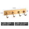 Ganchos de Acero Inoxidable sin Clavos de Múltiples Filas Transfronterizos con Adhesivo Fuerte para Cocina y Baño, Ganchos de Pared sin Clavos, Ganchos de Pared Adhesivos sin Rastro