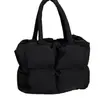 Diseño de Nicho Bolso Puffy de Plumas Bolso de Mano para Mujer Hombro Único Gran Capacidad Textura Ins 2026 Nuevo Otoño/Invierno Tendencia