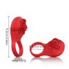 Fabricantes de productos para adultos al por mayor Rosas Ruth control remoto inalámbrico por APP anillo vibrador de silicona anillo de bloqueo JJ anillo de retardo