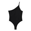 Estilo Europeu e Americano Regata de Nó de Ombro Único Feminina Verão com Senso de Design Macacão Roupa Íntima Top Sexy Roupa Exterior