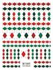 Adesivos de Unha Adesivos de Natal em Relevo Árvore de Natal Papai Noel Floco de Neve Adesivos em Relevo 5D Decoração de Unha