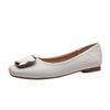 Sapatos Baixos de Celebridade da Internet para Mulheres, Estilo Boca Rasa de Primavera, Novo Modelo 2026, Mocassins com Solado Macio, Sapatos Femininos de Tamanho Grande, Tamanhos 41 a 43