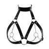 Moda Europeia e Americana Harajuku Punk Gótico Versátil Cintos de Bondage Tiras Joias Personalizadas Gargantilha Bondage Ajustável