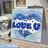 Día de San Valentín Chino, Aniversario, Atmósfera de Confesión, Accesorios para Fotos, Decoración, Tarjetas de Mesa de Amor, Adornos de Tarjetas