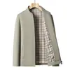 Ropa de hombre superventas transfronteriza 100% algodón puro chaqueta para hombre con cuello mao siempre en stock y disponible para envío directo de una pieza