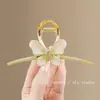Pinza para el Cabello Floral Dulce y Fresca con un Toque de Lujo, Horquilla Exquisita para Mujer, Pinza de Tiburón Moderna y Versátil, Horquilla para Peinados Recogidos
