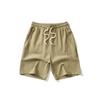 Shorts Esportivos Retro Tendência Versátil de Algodão Sarjado 260g Masculino Dengjue Verão 2026 Shorts de Cinco Pontos Masculinos