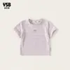 Ropa Transpirable de Manga Corta para Niños Yingsibo Tops Elegantes para Niñas Camisetas de Manga Corta para Niñas Moda de Verano Tendencia
