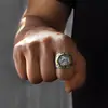 Anillo Insignia de Honor de los Ultramarines Mercancía Transfronteriza Warhammer 40K Accesorios de Anillo para Hombres Película y Juego de Anime