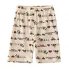 Pantalones Cortos Deportivos Casuales Versátiles de Verano para Niños Niños, de Algodón Puro Absorbentes de Sudor para Niños de Guardería, Largos por Encima de la Rodilla para Dormir