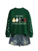 Sudadera Redonda de Manga Larga Divertida y Original de Otoño e Invierno de Amazon con Estampado de Pollo Iraisechickens en el Brazo
