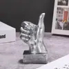 Adornos de resina de estilo europeo, pequeños adornos creativos para dedos, manualidades para sala de estar, decoración de escritorio para el hogar, decoración vintage.