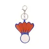 Colgante de bolso deportivo de bádminton con diseño de lichi y poni en stock, accesorio de moda y personalizado, adecuado para el trabajo y el uso diario, venta al por mayor
