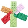 Molde de Silicone para Biscoito de Homem de Gengibre, Árvore de Natal, Papai Noel, Chocolate Fudge, 6 Cavidades em Um Molde, Novo, em estoque