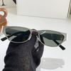 Gafas de Sol Poligonales Ojo de Gato de Metal de Marco Pequeño Europeo y Americano para Hombres y Mujeres Protección UV Gafas de Sol Personalizadas Ins Moda Transfronteriza