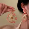 Brincos de Franja Flor de Fada Super Design de Nicho Moda Simples Exquisitos Doces Estilosos Versáteis Estilo de Férias Brincos