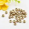 14K cor de ouro diy jóias acessórios espaçador roda espaçador disco voador peça jóias artesanais material frisado