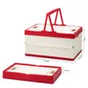 Caja de Regalo para Reunión Anual, Estilo Navidad y Año Nuevo, Caja de Almacenamiento Plegable, Caja de Regalo, Caja de Camping, Caja de Regalo Estilo IP, Cesta de Compras Portátil