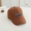 Gorra de Béisbol para Niños de Venta Caliente Transfronteriza Gorra Bordada con Letras Fresca Pequeña Cara Pequeña Gorra para el Sol para Exteriores