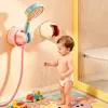 Soporte Móvil para Ducha Infantil, Estante de Ducha Fijo Multifuncional Móvil para el Hogar, Cabezal de Ducha Sin Taladrar