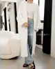 Abrigo tipo suéter de imitación de piel de visón transfronterizo para mujer, nuevo top de punto suave para otoño e invierno, cárdigan largo esponjoso casual