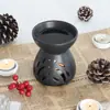 Lâmpada de aromaterapia para fogareiro de óleo essencial cerâmica fábrica Chaozhou criativo transfronteiriço fogareiro de fragrância vela logo diy fogareiro de aromaterapia ins