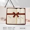 Jialiya Caja de Regalo de Toalla y Toalla de Baño Set de Tres Piezas Algodón Puro Engrosada Suave Regalo de Agradecimiento de Negocio Regalo de Cumpleaños para Empleado Palabras Bordadas