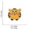 Parches Bordados de Animales Divertidos de Alta Venta Pegatinas Decorativas de Dibujos Animados Autoadhesivas para Mochilas y Jeans