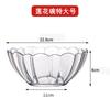 Plástico Acrílico Transparente Redondo para Verduras Tazón Salah Restaurante Taza para Lavarse las Manos Tazón para Batir Huevos Tazón para Cocinar Malatang