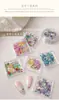 Arte de Uñas Flores Secas Decoraciones para Uñas Pintura al Óleo Jardín de Monet Pétalos Estilo Japonés Estilo Ins Pequeñas Flores Mixtas Materiales para DIY
