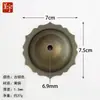 Junta de Cobre Antigüedad China Decoración con Manija Accesorios Muebles Antiguos Accesorios de Cobre Engranaje Flor de Ciruelo Tambor Junta de Cobre Puro